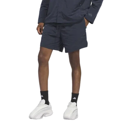 Adidas Originals Mens Adidas Bb Woven Shorts In Aurora Ink/aurora Ink