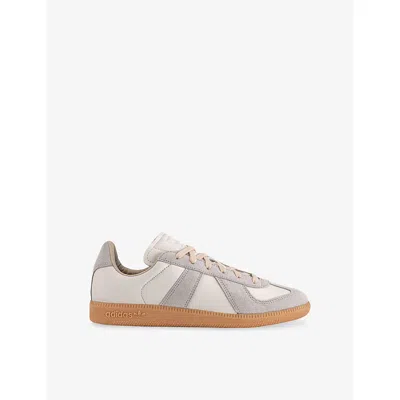 Adidas Originals Mens Adidas Bw Army Leather And Suede Trainers In Metallic