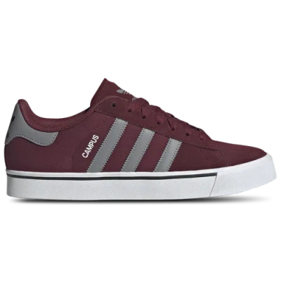 Adidas Originals Mens Adidas Campus Vulcanized In Gum/shadow Red/grey