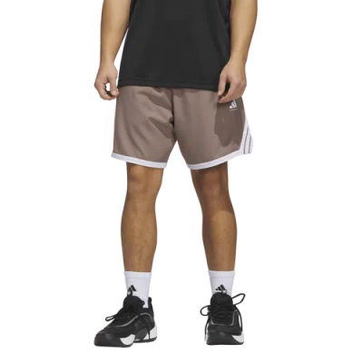Adidas Originals Mens Adidas Crazylight Shorts In Trace Brown/white