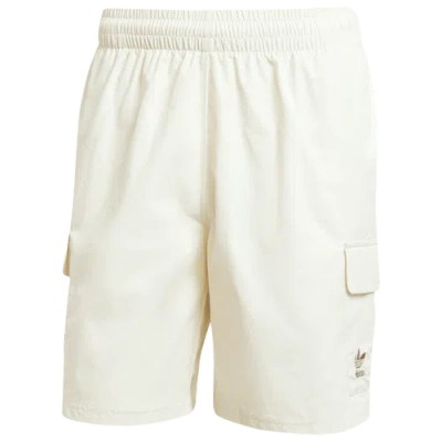 Adidas Originals Mens Adidas Essential Woven Cargo Shorts In White