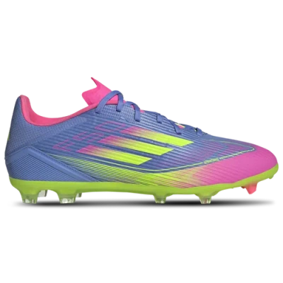 Adidas Originals Mens Adidas F50 League Fg In Blue Fusion/lucid Lemon/lucid Pink