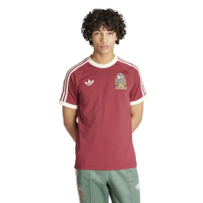 Adidas Originals Mens Adidas Fmf Og 3-stripes T-shirt In Maroon/maroon