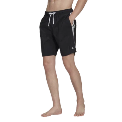 Adidas Originals Mens Adidas Future Icons 3-stripes Classic Swim Shorts In Black/white