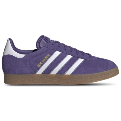 Adidas Originals Mens Adidas Gazelle Real Madrid In White/purple