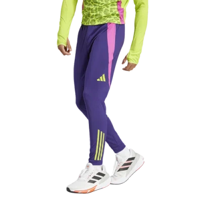 Adidas Originals Mens Adidas Generation Predator Soccer Training Pants In Dark Purple/semi Lucid Fuchsia
