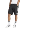 Adidas Originals Adicolor 3-stripes Cotton French Terry Shorts In Black