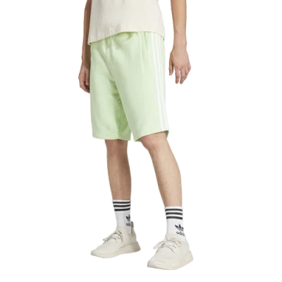 Adidas Originals Mens  Adicolor 3-stripes Shorts In Semi Green Spark
