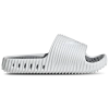 Adidas Originals Mens  Adilette 25 Slides In Crystal White/crystal White/grey