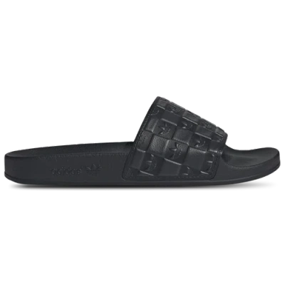 Adidas Originals Mens  Adilette Slides In Black