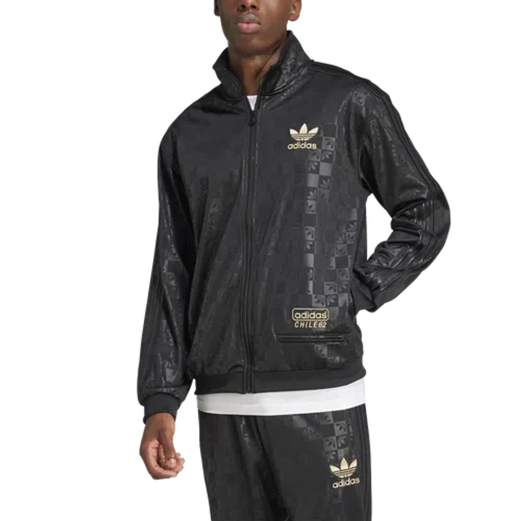 adidas アディダス CHILE62【L】セットアップ ブラック ゴールド Adidas Originals Mens Chile 62 Track Top In Gold/black | ModeSens