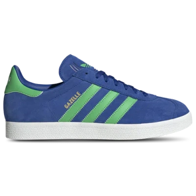 Adidas Originals Gazelle Trainers Blue In Team Royal Blue/energy Green/white
