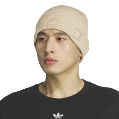 Adidas Originals Mens  Groove 2.0 Knit Beanie In Khaki