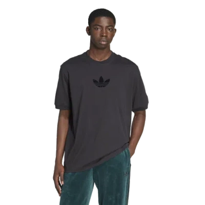 Adidas Originals Mens  Oversized Trefoil T-shirt In Gray