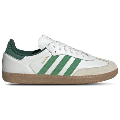 Adidas Originals Mens  Samba Og In White/green/collegiate Green