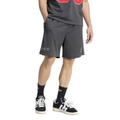 Adidas Originals Santiago Mesh Shorts In Gray