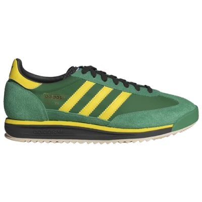 Adidas Originals Green Sl 72 Rs Sneakers In Yellow/green
