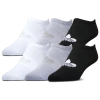 Adidas Originals Adidas Assorted 6-pack Trefoil No-show Socks In Heather Grey/white/black