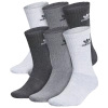 Adidas Originals Mens  Trefoil 6-pack Crew Socks In Gray