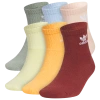 Adidas Originals Mens  Trefoil 6 Pack Quarter Socks In Multi