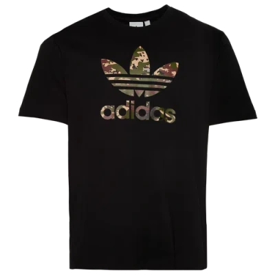 Adidas Originals Mens  Trefoil T-shirt In Black/multi