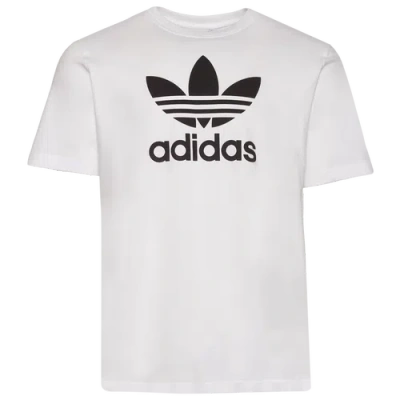 Adidas Originals Mens  Trefoil T-shirt In White/black