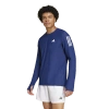 Adidas Originals Mens Adidas Own The Run Aeroready Running L/s T-shirt In Dark Blue