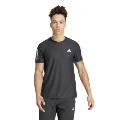 Adidas Originals Mens Adidas Own The Run Aeroready Running Short Sleeve T-shirt In Black