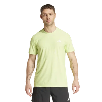 Adidas Originals Adidas Own The Run Aeroready Graphic T-shirt In Pulse Lime