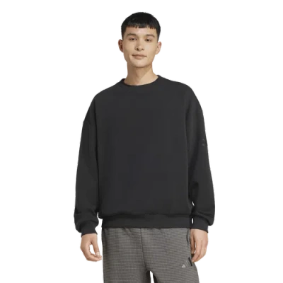 Adidas Originals Mens Adidas Soft Lux Sweatshirt In Black