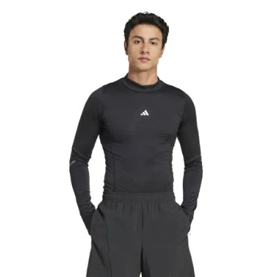 Adidas Originals Mens Adidas Techfit Cold.rdy Training Long-sleeve T-shirt In Black