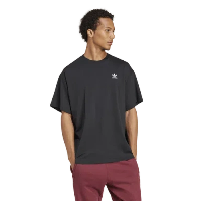 Adidas Originals Mens Adidas Trefoil Essentials Os T-shirt In Black/white