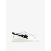 Adidas Originals Mens Adidas X Bape Superstar V Leather Low-top Trainers White Core Black Off Whi In White