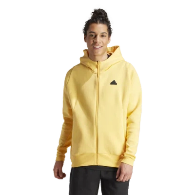 Adidas Originals Mens Adidas Z.n.e. Premium Full-zip Hooded Track Jacket In Semi Spark