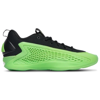 Adidas Originals Mens Anthony Edwards Adidas Anthony Edwards 1 Low In Core Black/lucid Lime/aurora Ink