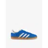 Adidas Originals Striped Suede Low Top Sneakers In Blue
