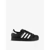 Adidas Originals Mens Adidas Superstar Ii Pony-hair Leather Low-top Trainers In Core Black White Core Bl