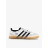 Adidas Originals Mens Adidas X Bad Bunny Gazelle Indoor Leather Low-top Trainers Core White Core Black G In Core White Core Black Gu