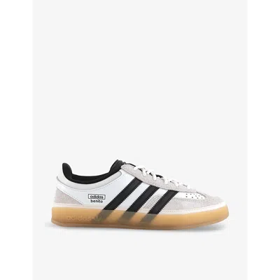 Adidas Originals Mens Adidas X Bad Bunny Gazelle Indoor Leather Low-top Trainers Core White Core Black G In Core White Core Black Gu