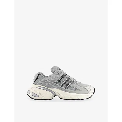 Adidas Originals Mens Grey One Silver Metallic Adistar Xlg 2.0 Mesh Trainers In Gray