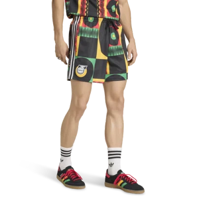 Adidas Originals Adidas Yellow Jamaica National Team Originals Shorts In Multi