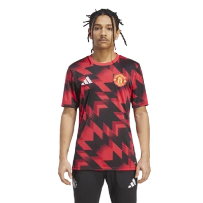 Adidas Originals Mens Manchester United Adidas Manchester United Pre Match Jersey In Multi