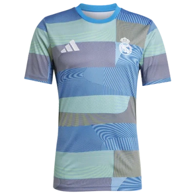 Adidas Originals Mens Real Madrid Adidas Real Madrid Pre Match Jersey In Blue