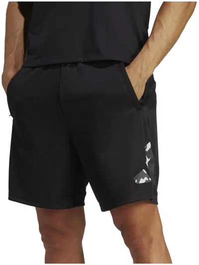 Adidas Originals Mens Training Fitness Shorts In Black