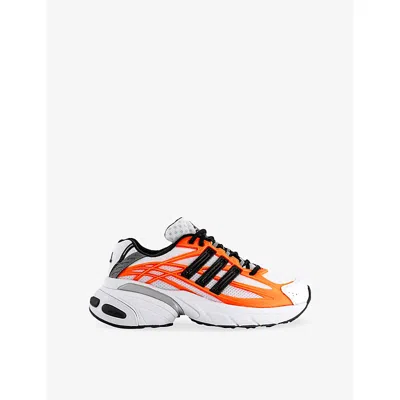 Adidas Originals Mens White Black Solar Orange Adistar Xlg 2.0 Mesh Trainers