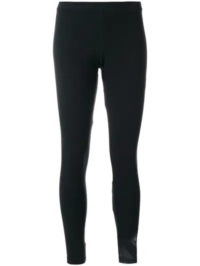 Adidas Originals Mesh Detail Leggings In Black