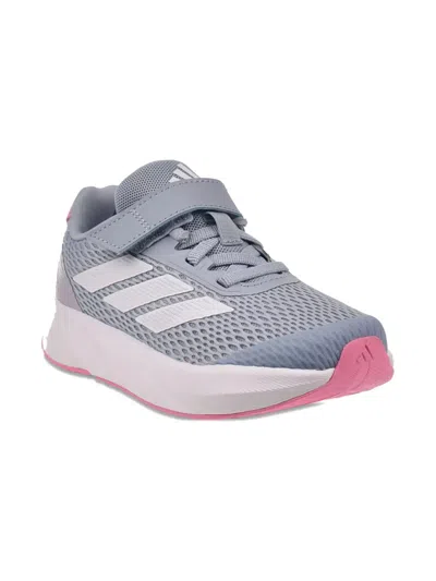 Adidas Originals Kids' Mesh-panel Strap Trainers In Gray