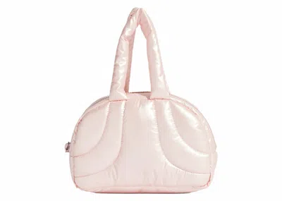 Pre-owned Adidas Originals Metallic Mini Bowling Bag In Sandy Pink Met