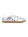 Adidas Originals Samba Og Metallic Low-top Sneakers In Silver