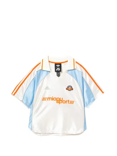 Adidas Originals Miaou Sport Cropped Top In White